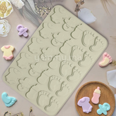 Moule Silicone à Chocolat Baptême (x25)